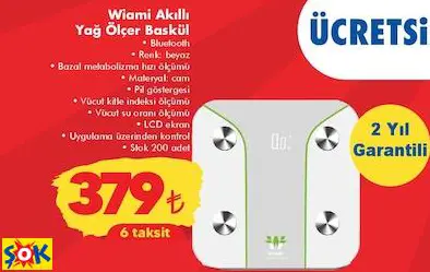 WİAMİ AKILLI YAĞ ÖLÇER BASKÜL